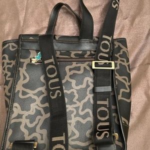 Tous leather backpack